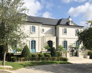 French Inspired Exterior of Home painted by Paper Moon Painting, house painters, Alamo Heights
