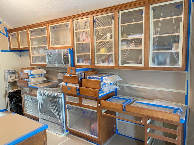 Paint cabinet deals doors