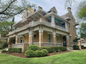 Historic brick home exterior painting project, Monte Vista, Paper Moon Painting