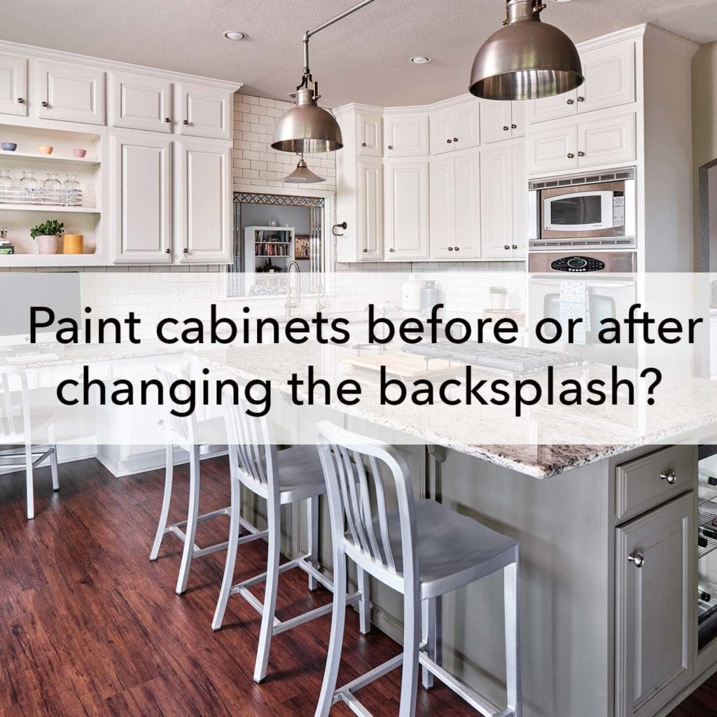 Painting Cabinets Before Or After
