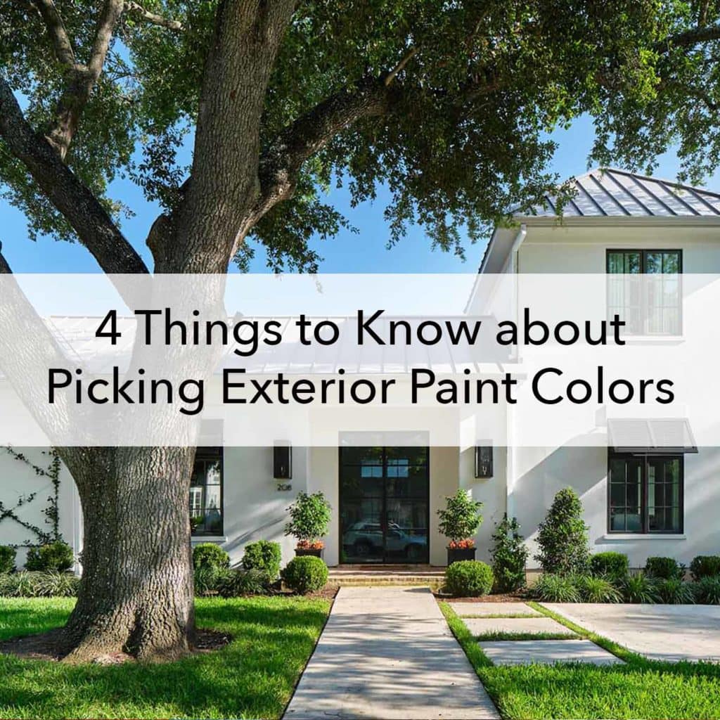 4 things to know about picking exterior paint colors, blog